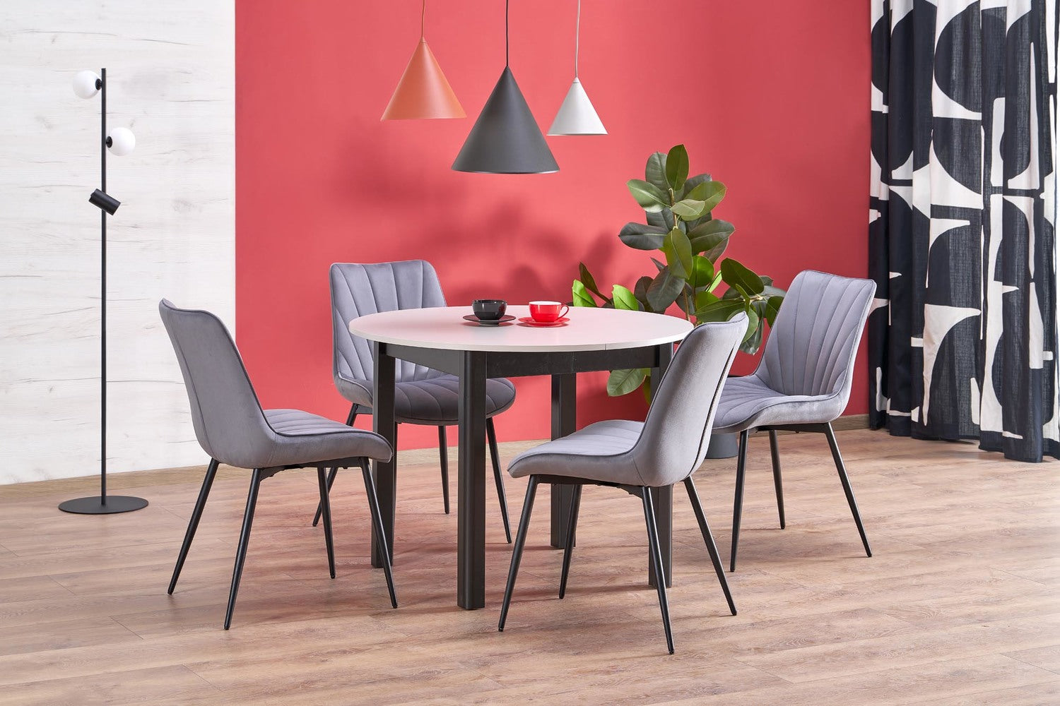 Krēsls Mariv 50/63//87/48 cm pelēks - N1 Home