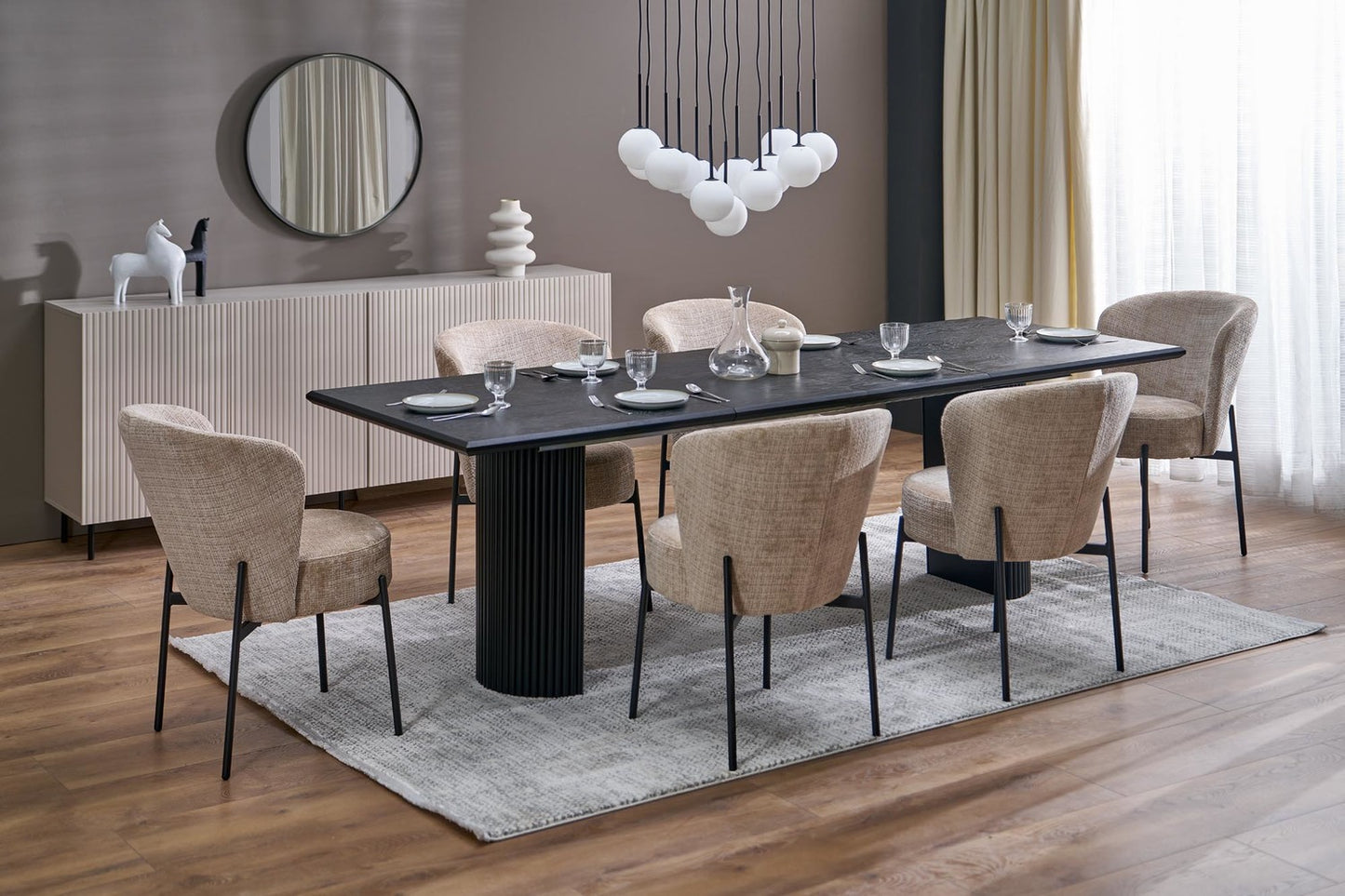 Krēsls Bloom 55/66/80/51 cm bēšs - N1 Home