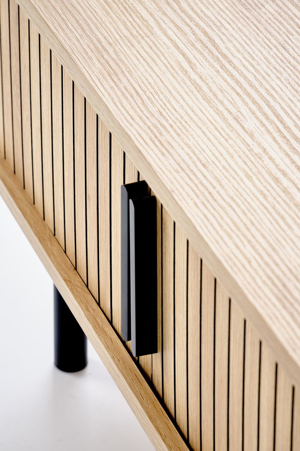 Kafijas galds Angis 90/50/40 cm dabīgs/melns - N1 Home