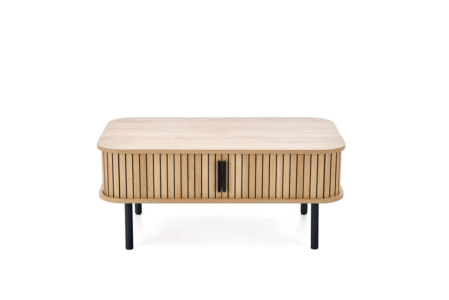 Kafijas galds Angis 90/50/40 cm dabīgs/melns - N1 Home