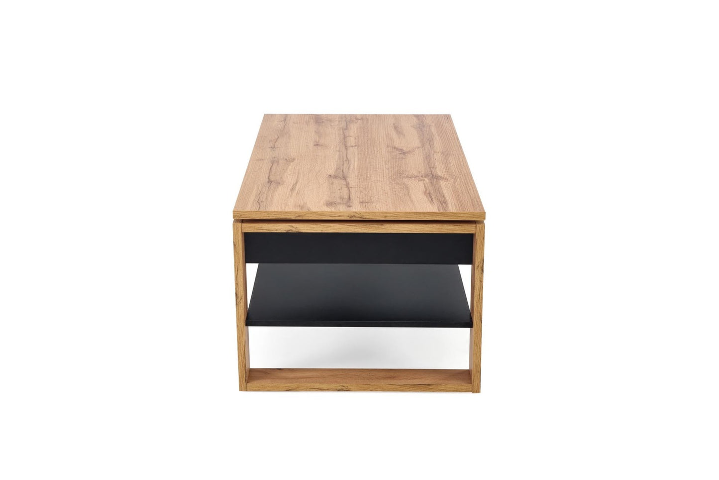 Kafijas galds Bets 114/65-92/50-72 cm amatnieku ozols/melns - N1 Home