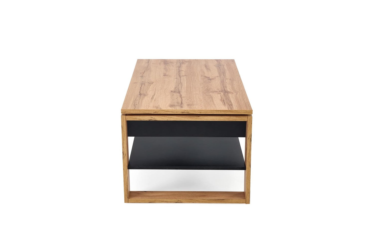 Kafijas galds Bets 114/65-92/50-72 cm amatnieku ozols/melns - N1 Home