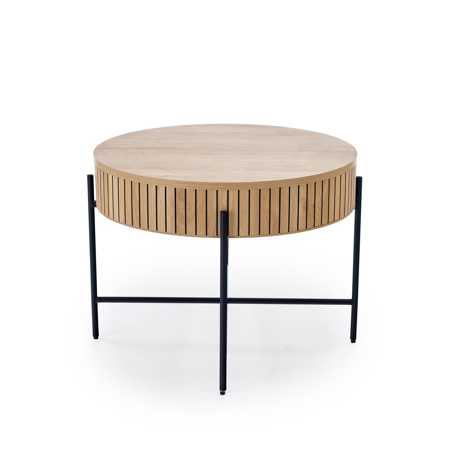 Kafijas galds Dans (2) 67/50 cm un 40/36 cm dabīgs/melns - N1 Home