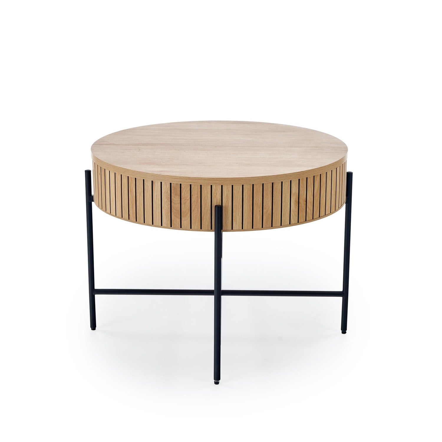 Kafijas galds Dans (2) 67/50 cm un 40/36 cm dabīgs/melns - N1 Home