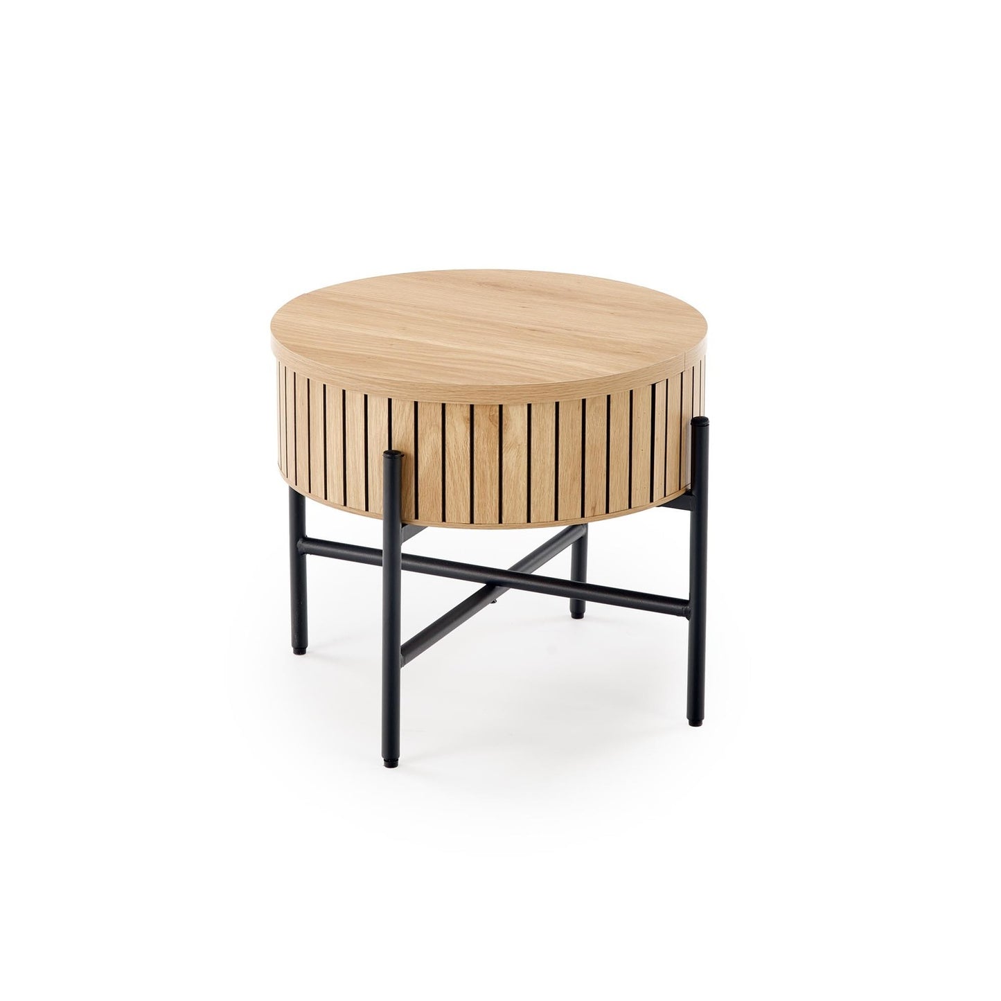 Kafijas galds Dans (2) 67/50 cm un 40/36 cm dabīgs/melns - N1 Home