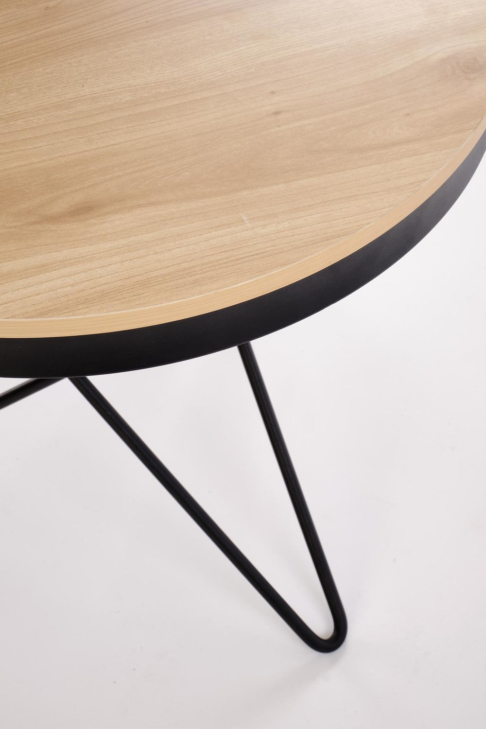 Kafijas galds Laili 60/55 cm dabīgs/melns - N1 Home