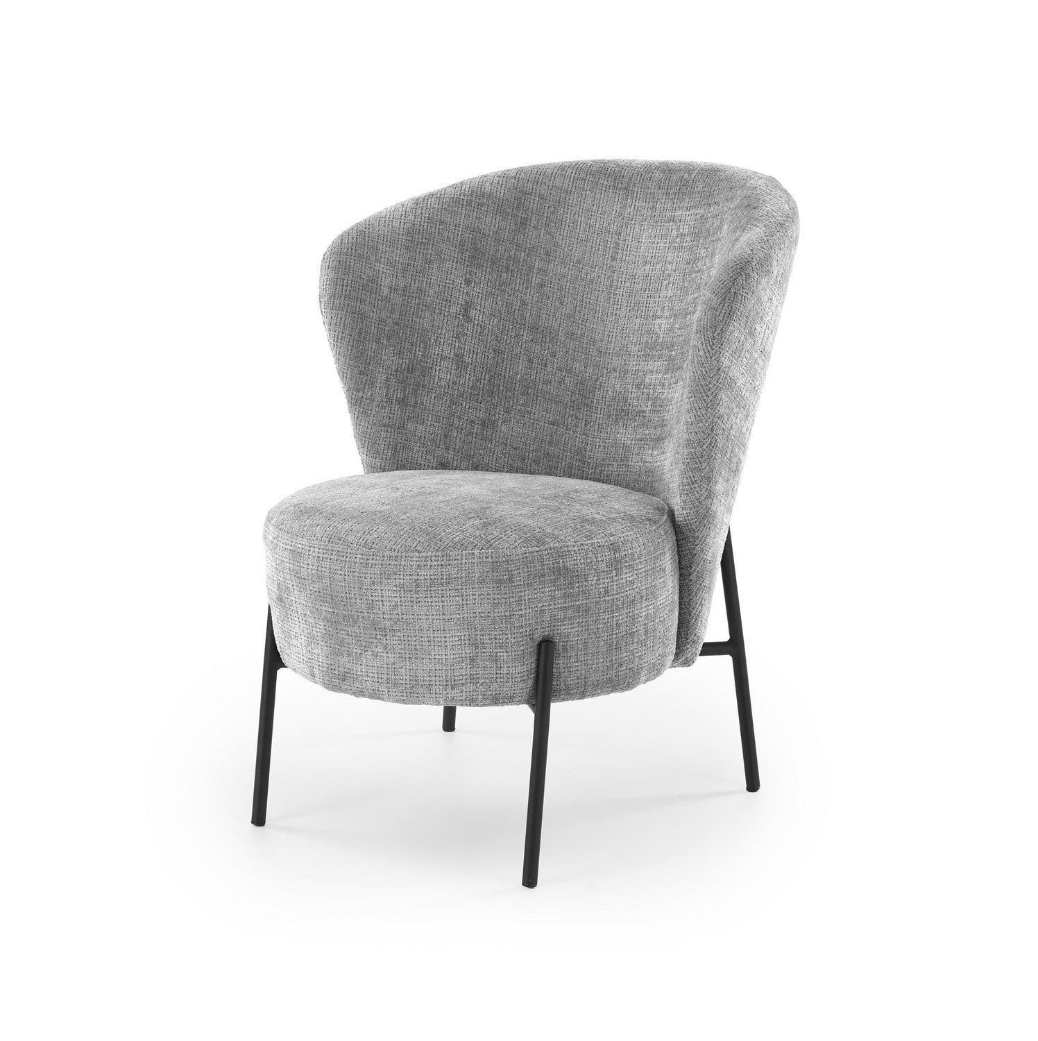 Krēsls Cezi 70/79/85 cm pelēks - N1 Home