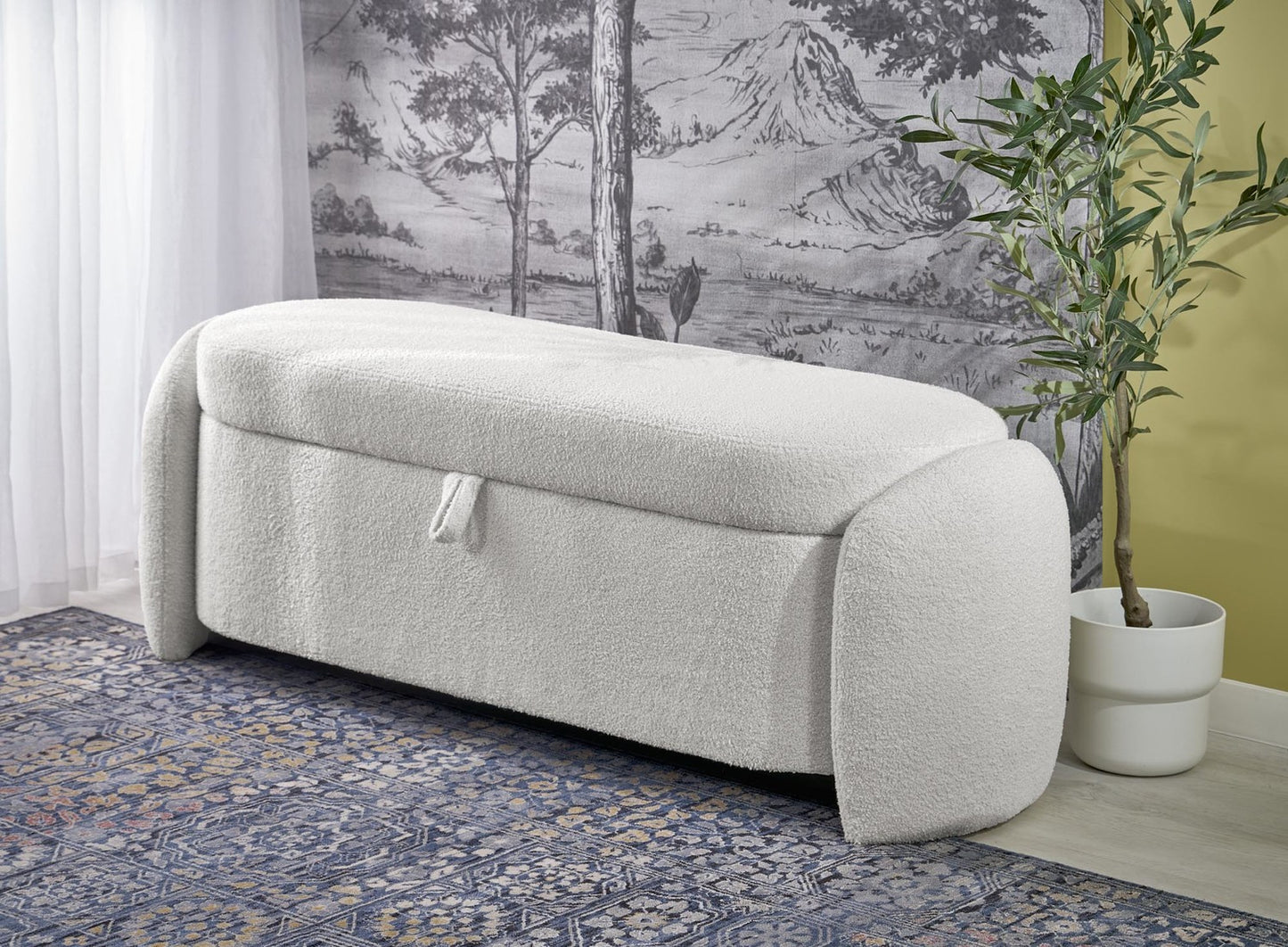 Pufs Fikars 150/47/51 cm krēms - N1 Home