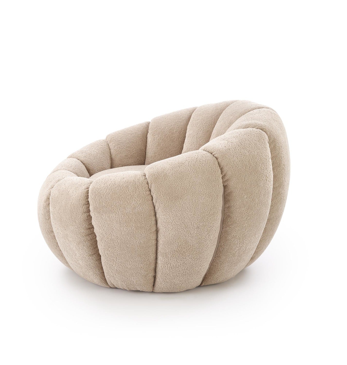 Atzveltnes krēsls Gasp 90/60/95 cm bēšs - N1 Home