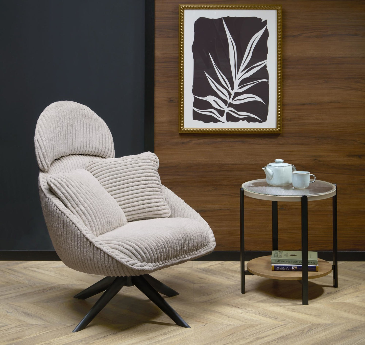 Krēsls Marsi 78/82/100/44 cm kapučīno - N1 Home