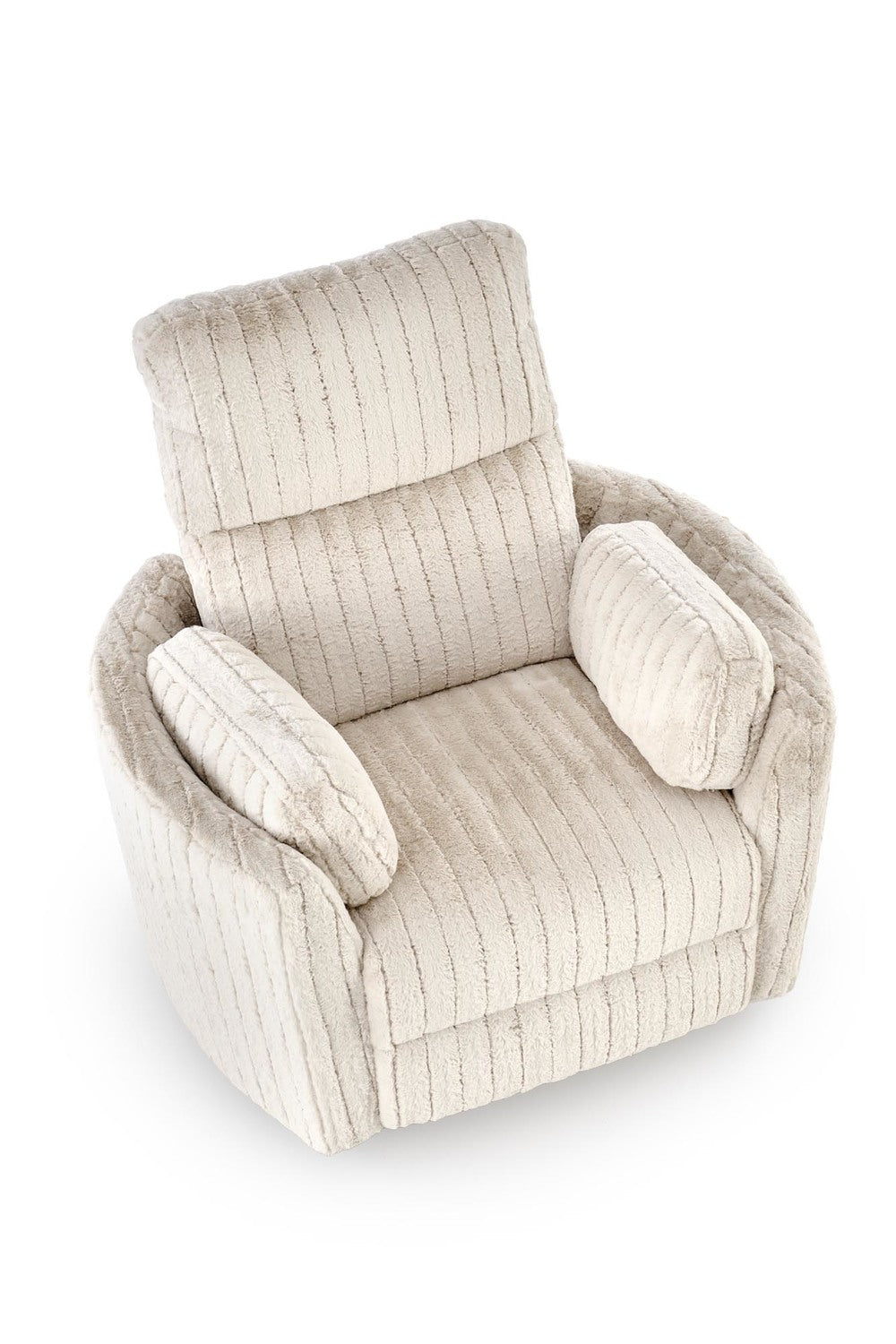 Krēsls Pegals 110/100–170/108–81/45 cm bēšs