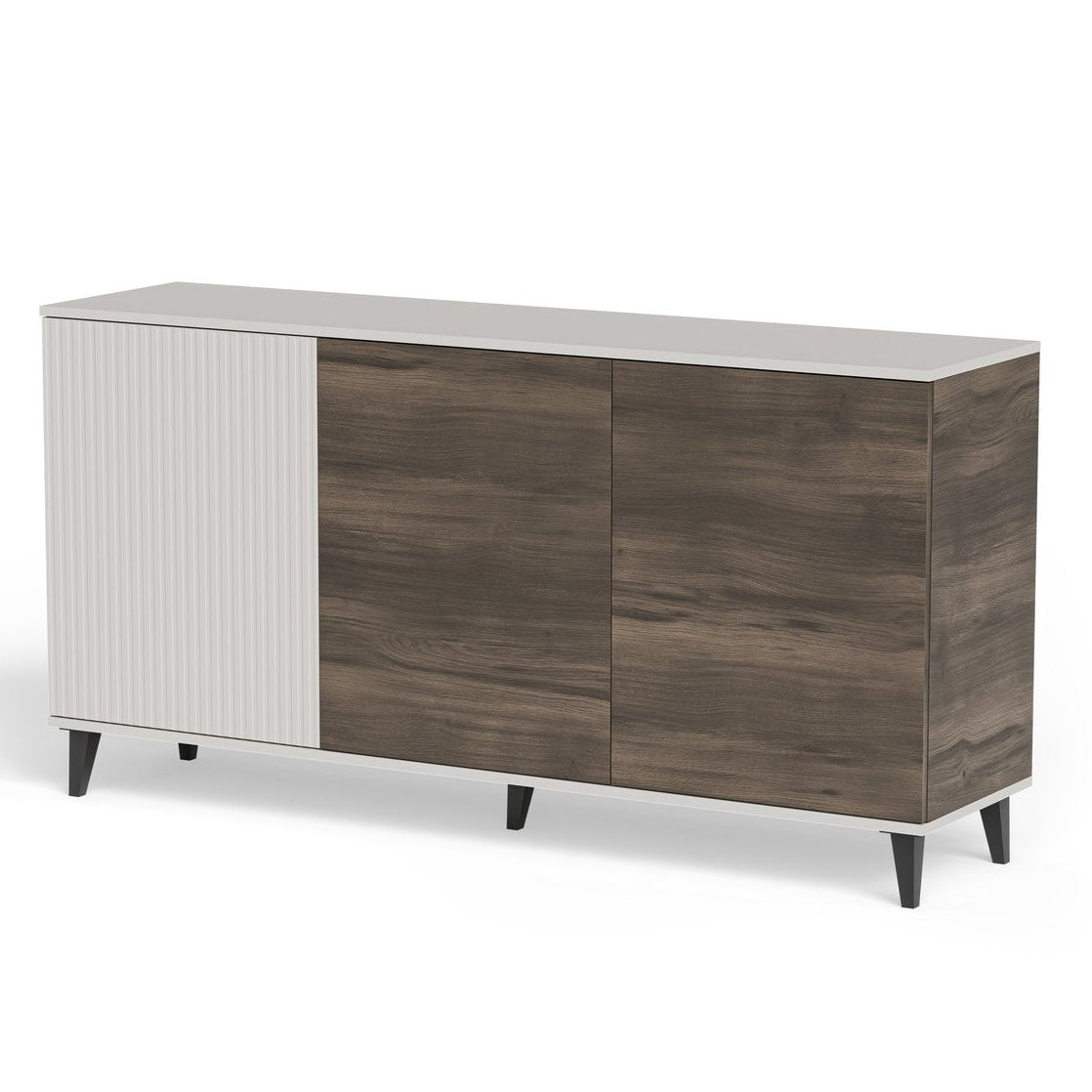 Kumode Berlin 160/40/82 cm kašmirs/valrieksts - N1 Home