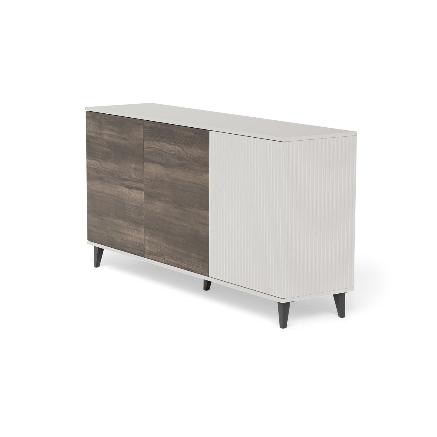 Kumode Berlin 160/40/82 cm kašmirs/valrieksts - N1 Home