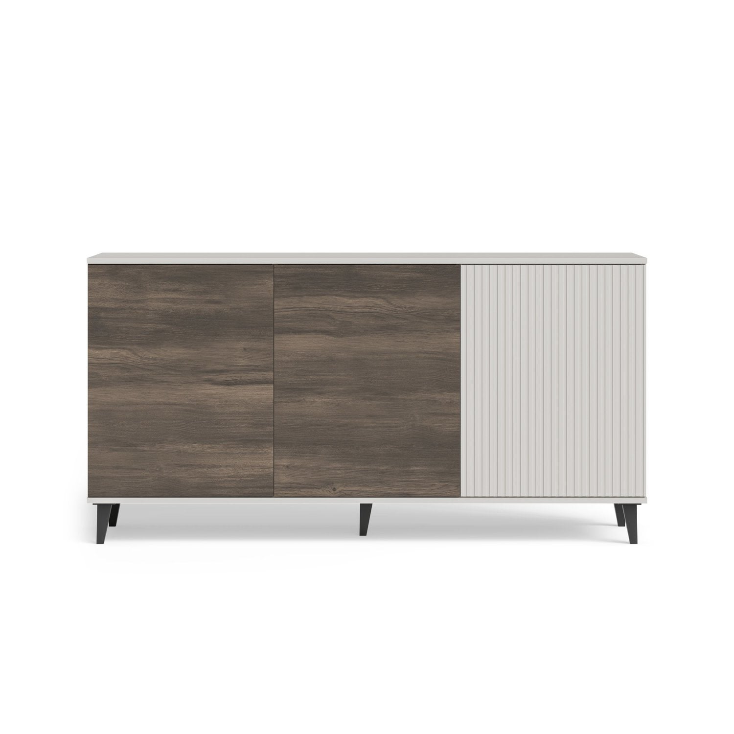 Kumode Berlin 160/40/82 cm kašmirs/valrieksts - N1 Home