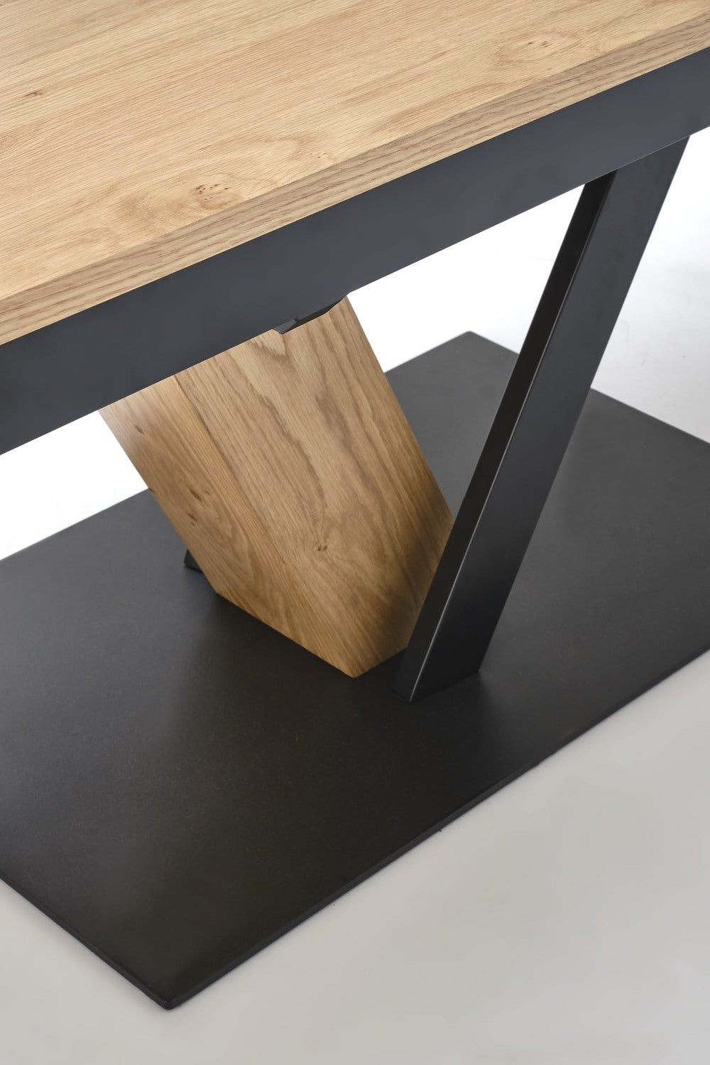 Galds Fani 160/90/78 cm dabīgs/melns - N1 Home