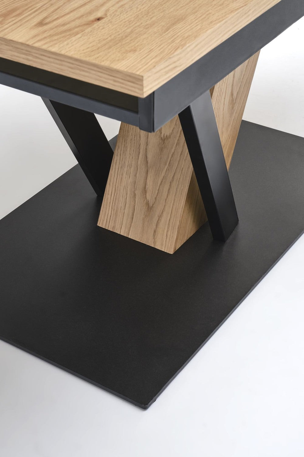 Galds Fani 160/90/78 cm dabīgs/melns - N1 Home