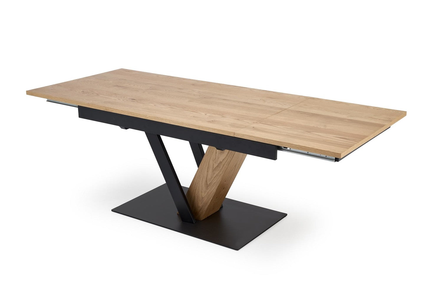 Galds Fani 160/90/78 cm dabīgs/melns - N1 Home