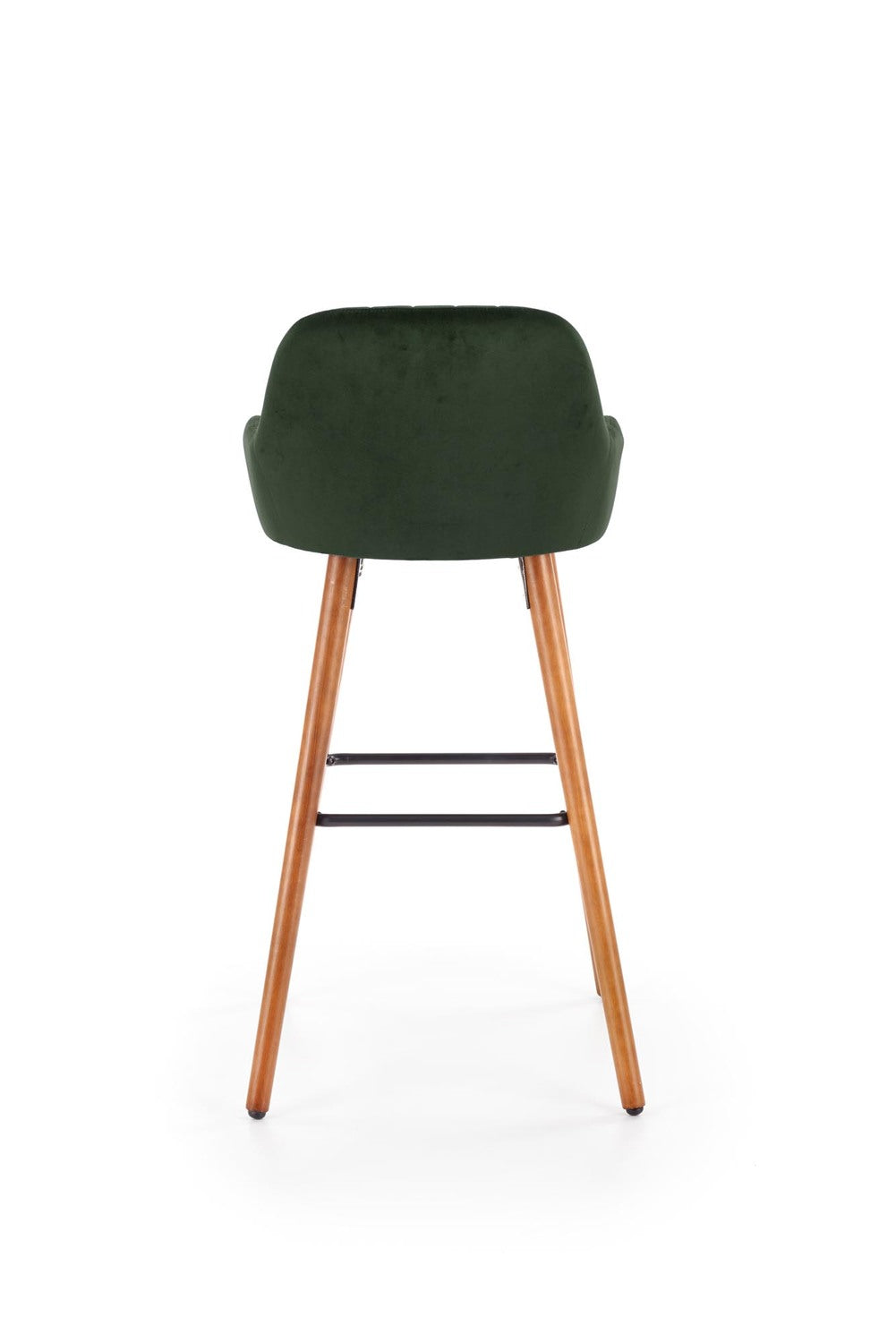 LN krēsls riekstkoks/tumši zaļs 47/49/98/75 cm - N1 Home