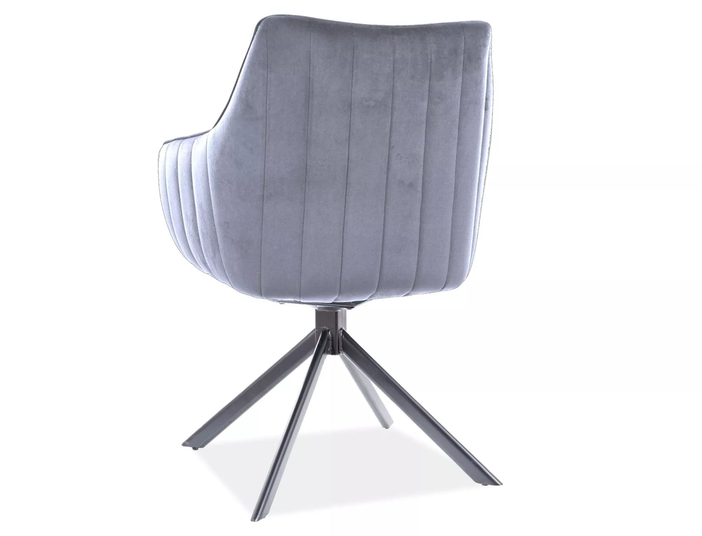 AZALIA SAMTA KRĒSLS MELNS RĀMIS/PELĒKS BLUVEL 14 - N1 Home