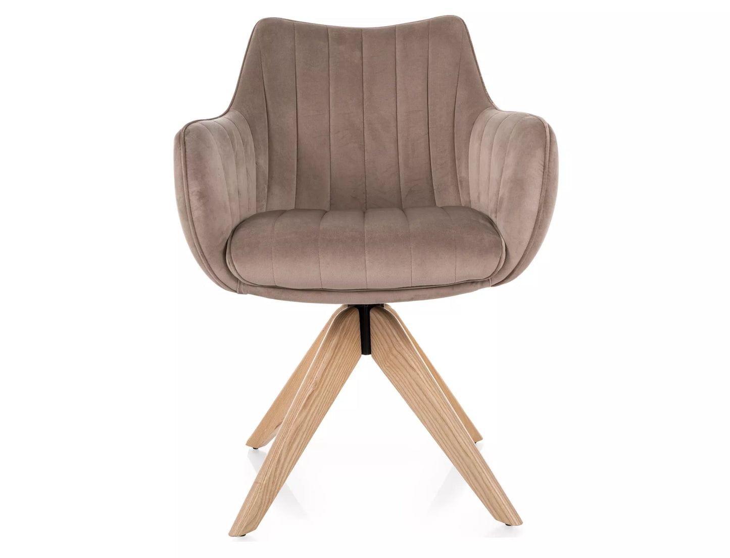 Krēsls Azali 61/86/44 cm tumši bēšs/ozols - N1 Home