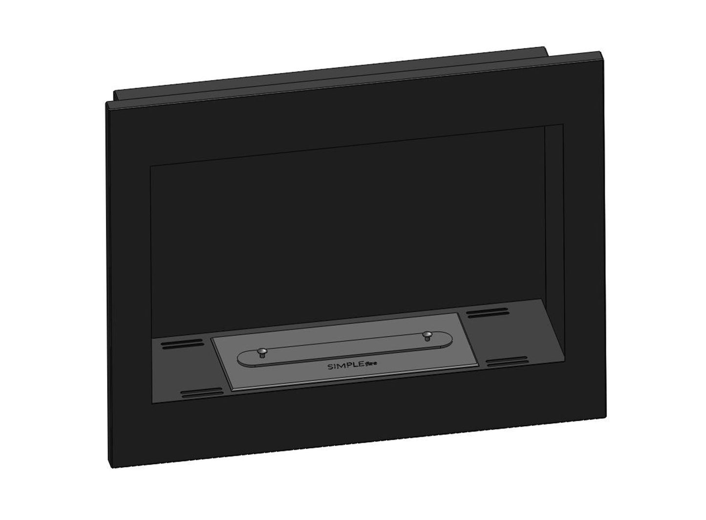 Biokamīns Frams 600 60/49/18 cm melns - N1 Home