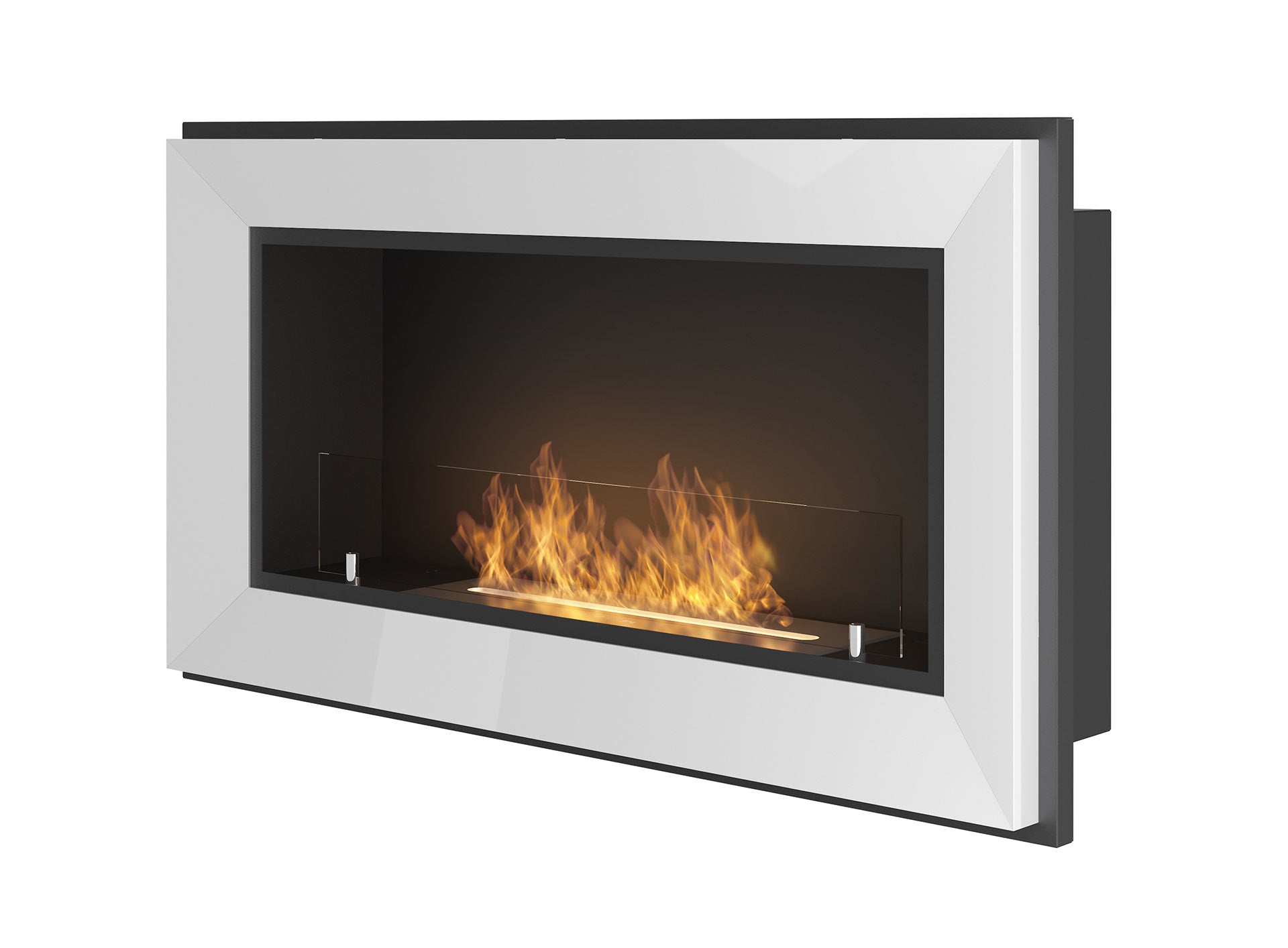 Biokamīns Frams 900 90/49/18 cm balts - N1 Home