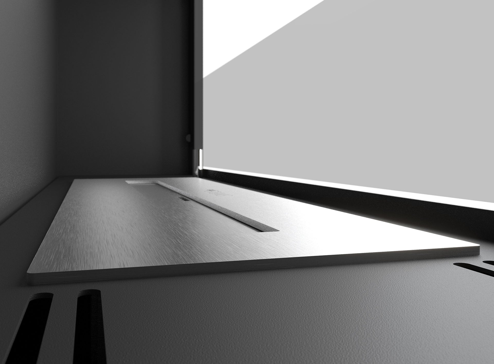 Biokamīns Frams 900 90/49/18 cm melns - N1 Home