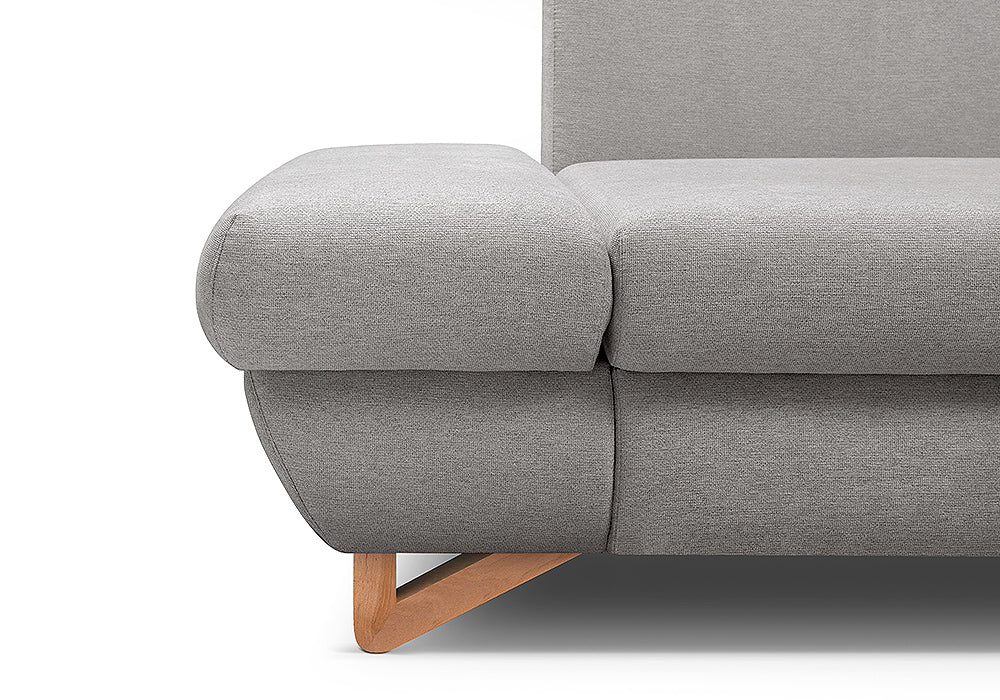 Dīvāns Avesa III 272/82-100/272 cm pelēks - N1 Home