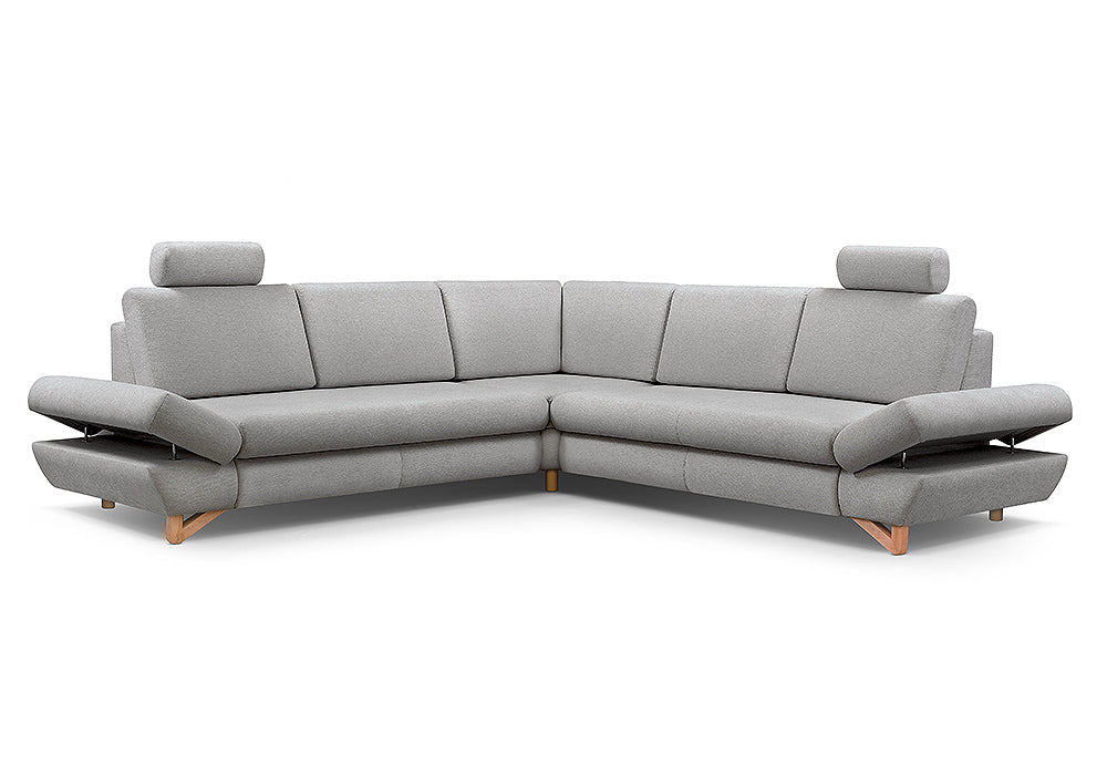 Dīvāns Avesa III 272/82-100/272 cm pelēks - N1 Home