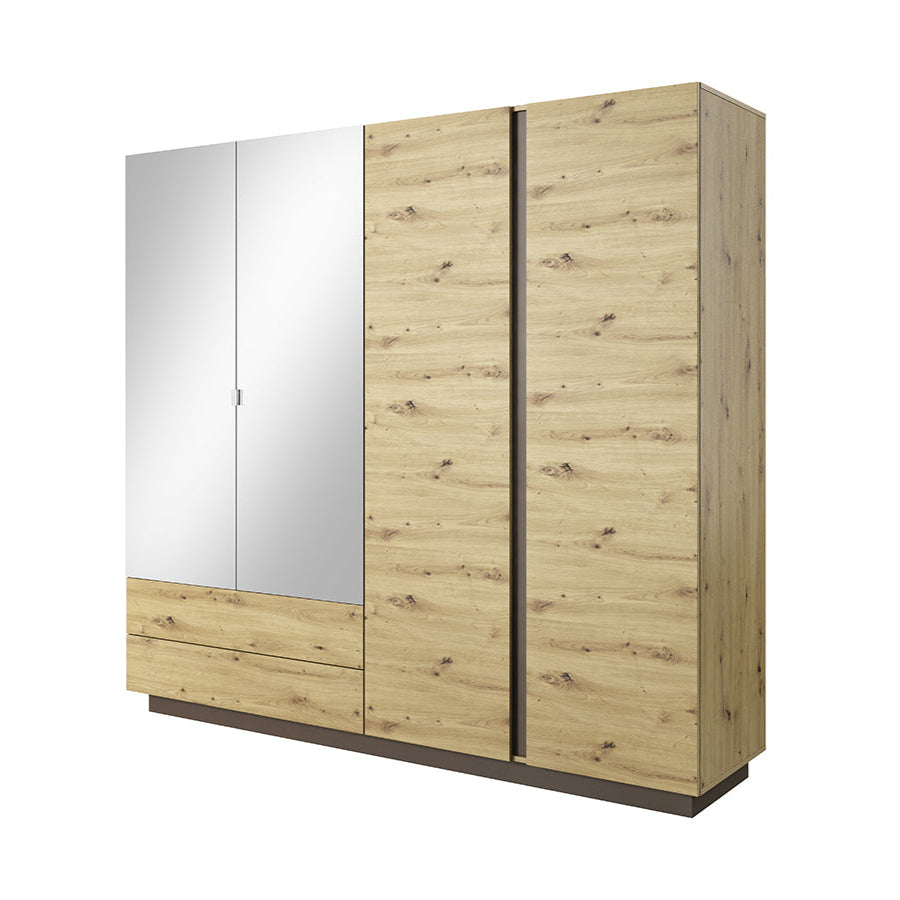 Skapis Arci 220/202/54 cm ozols/antracīts - N1 Home