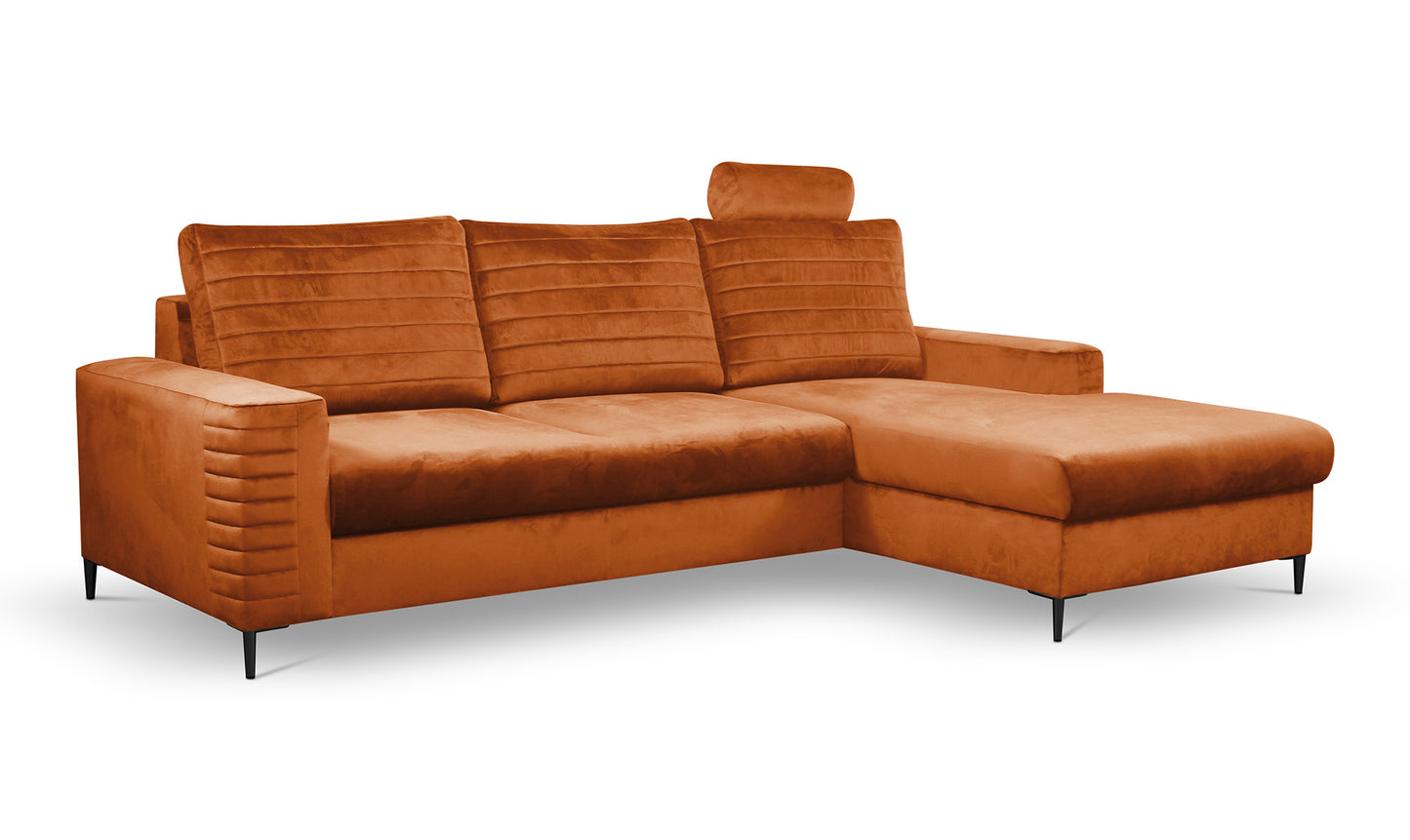 Dīvāns Colis 252/117,5/165 cm rust - N1 Home