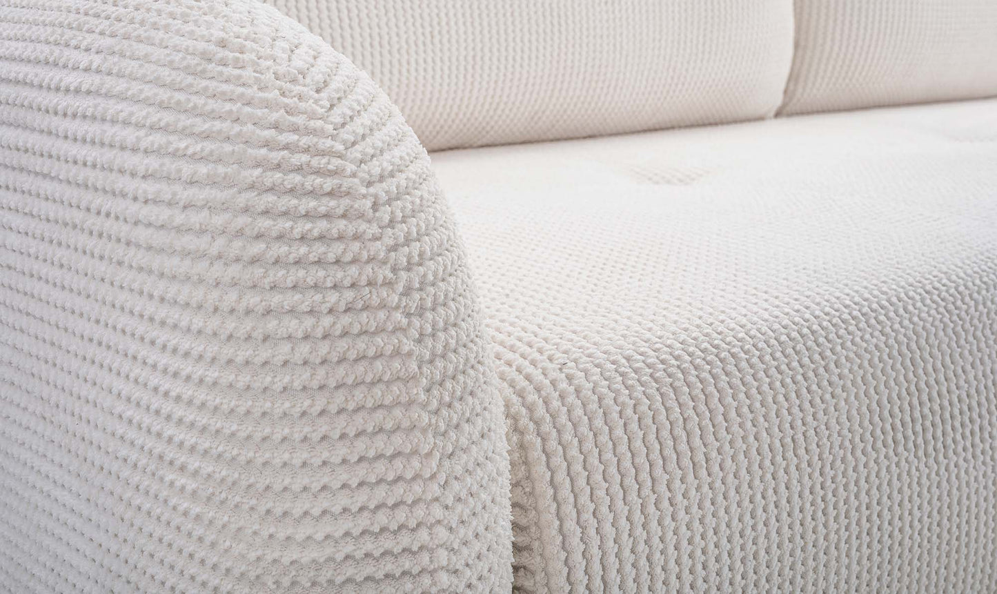 Dīvāns Cloudy 230/95/102 cm krēms - N1 Home
