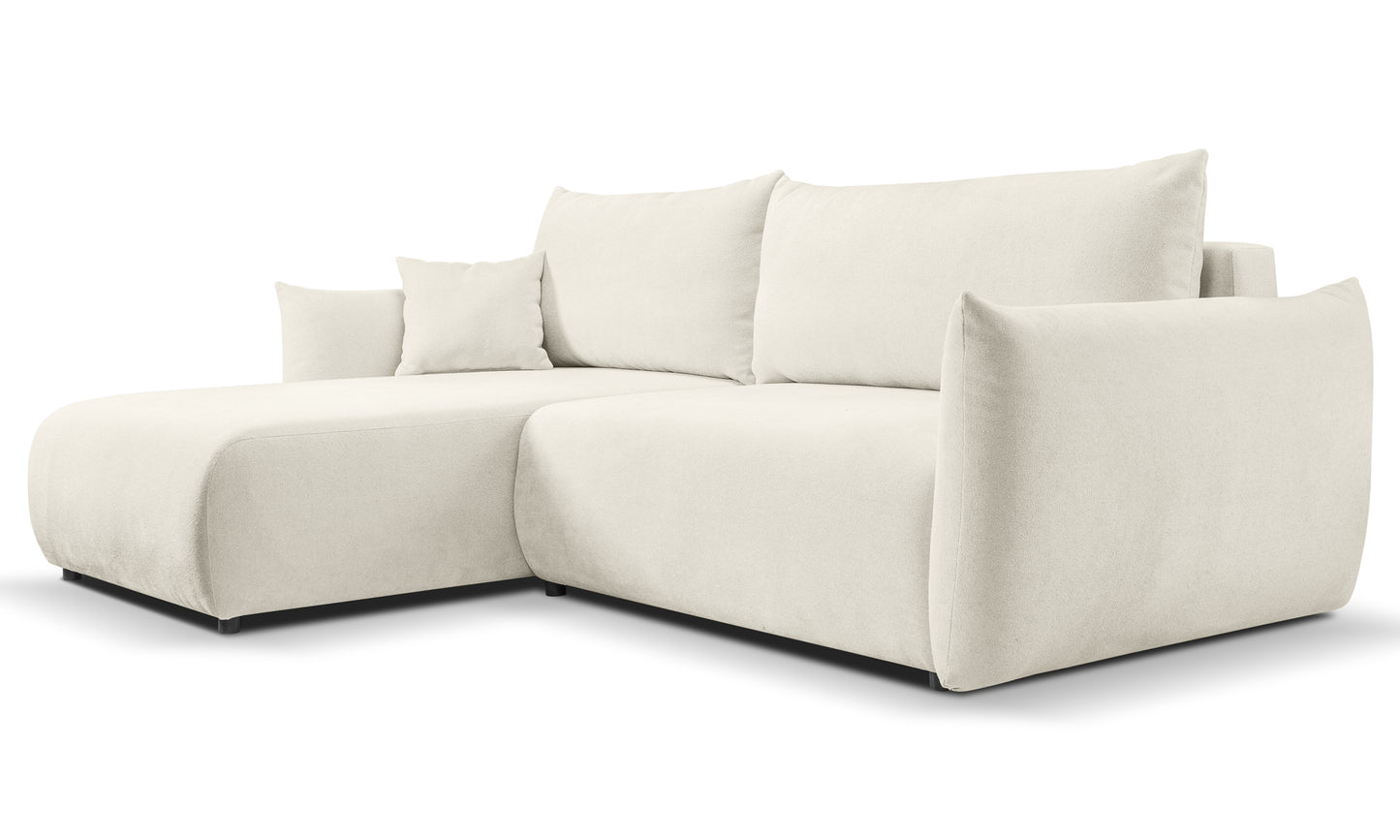 Dīvāns Alloreo 257/88/177 cm krēms - N1 Home