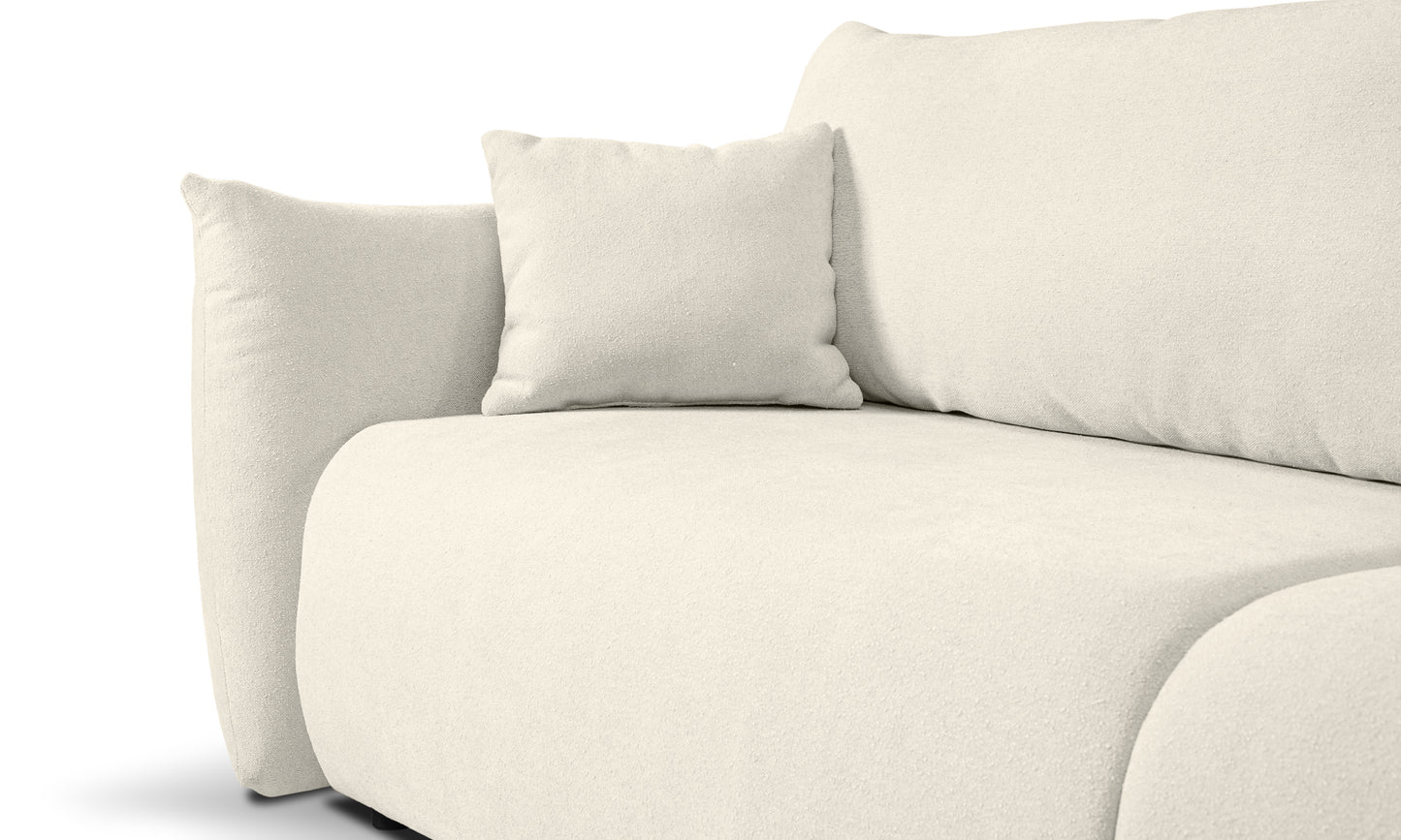 Dīvāns Alloreo 240/88/108 cm krēms - N1 Home