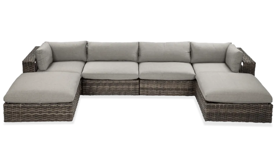 Dārza dīvāns Russe Kafe pelēks - N1 Home