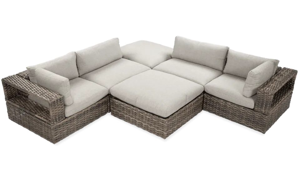 Dārza dīvāns Russe Kafe pelēks - N1 Home