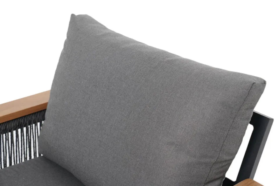 Dārza komplekts Askot 2 tumši pelēks - N1 Home