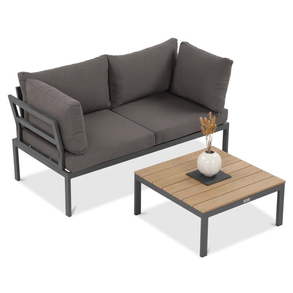 Dārza mēbeles Javy tumši pelēks - N1 Home