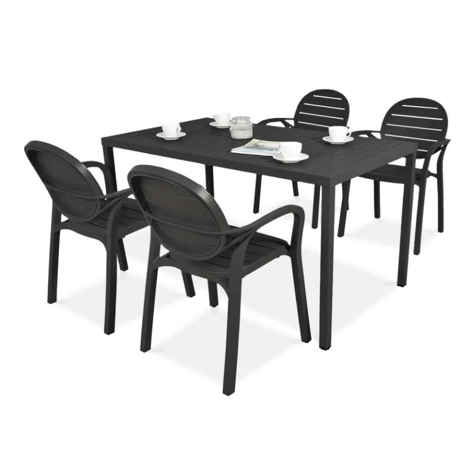 Dārza komplekts Narvi Palmy antracits - N1 Home