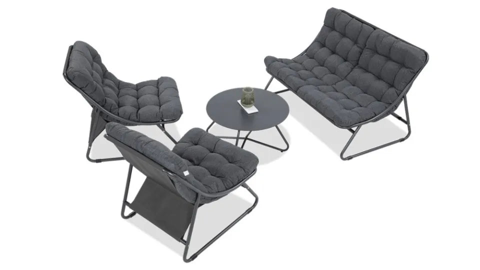 Dārza komplekts Visa tumši pelēks - N1 Home