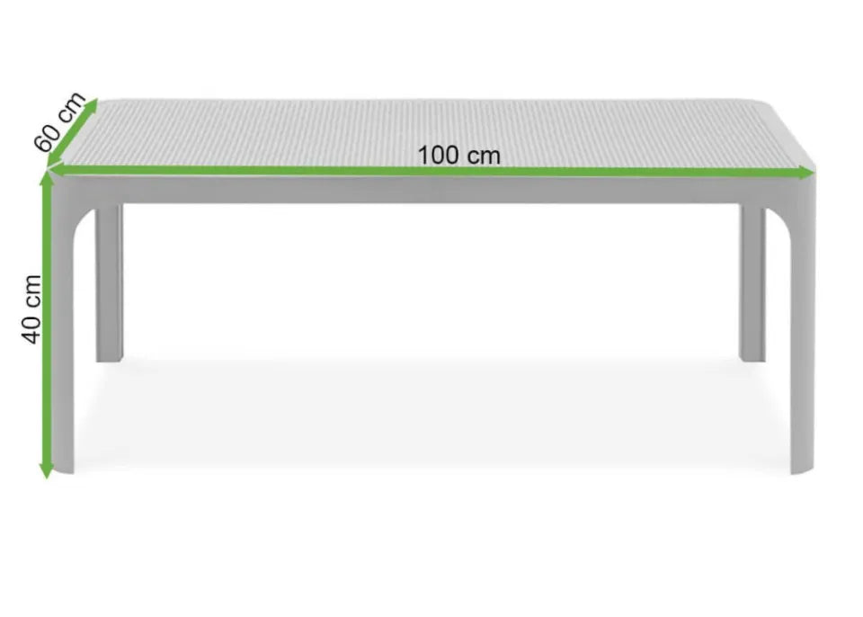 Galds Naro Nets 100/60/40 cm tortora - N1 Home