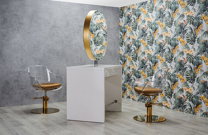 Frizētavas krēsls Gosts 60/39/56 cm zelts - N1 Home