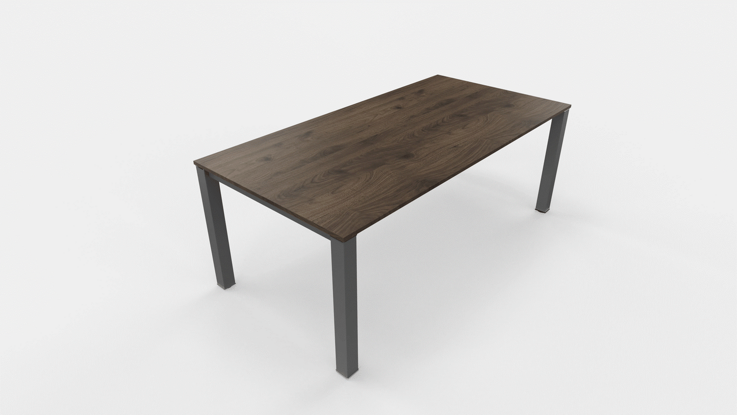 Galds Gras 90-240/90/160/75 cm Amerikāņu ozols STD14/bēšs - N1 Home