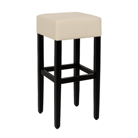 Bāra krēsls Hannos 83/35/35 cm melns/bēšs