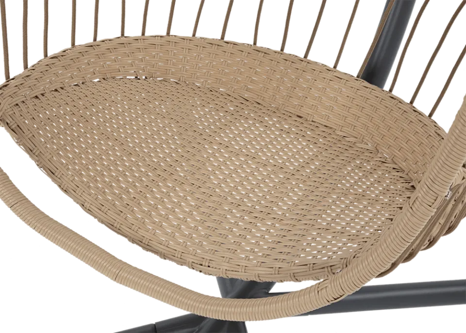 Kokona piekaramais krēsls Harmo  84/187/66 cm bēšs - N1 Home