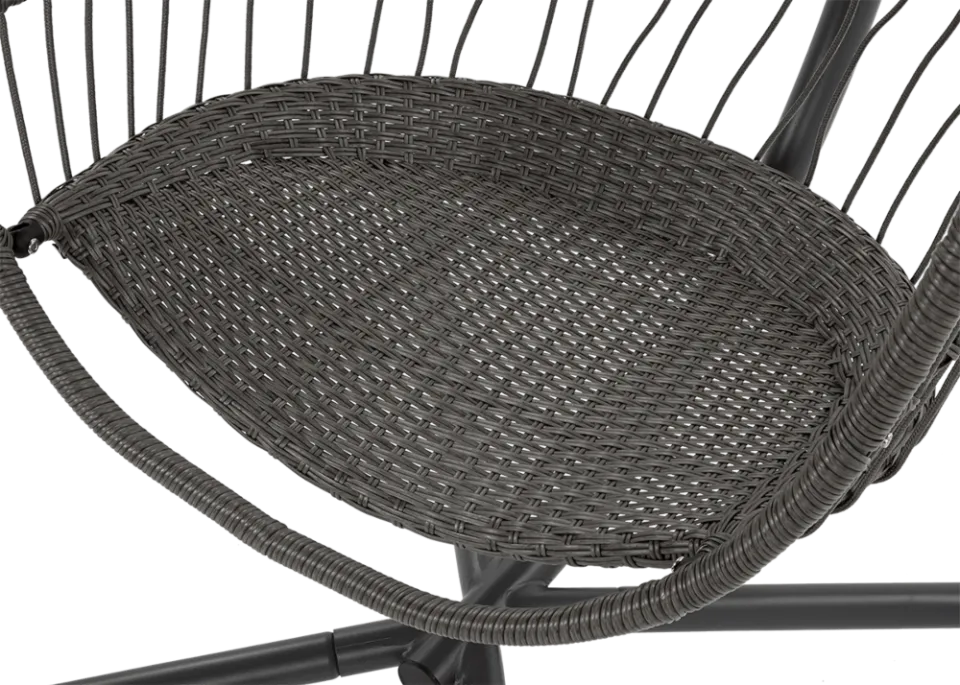 Kokona piekaramais krēsls Harmo  84/187/66 cm pelēks - N1 Home