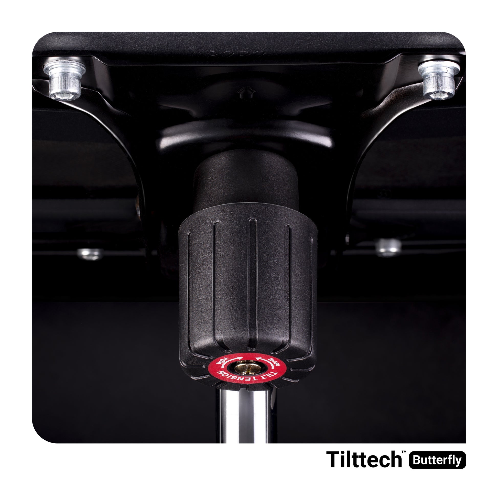 Krēsls X - HO 124-134/68/55,5; 133-143/73/62 cm melns/sarkans - N1 Home