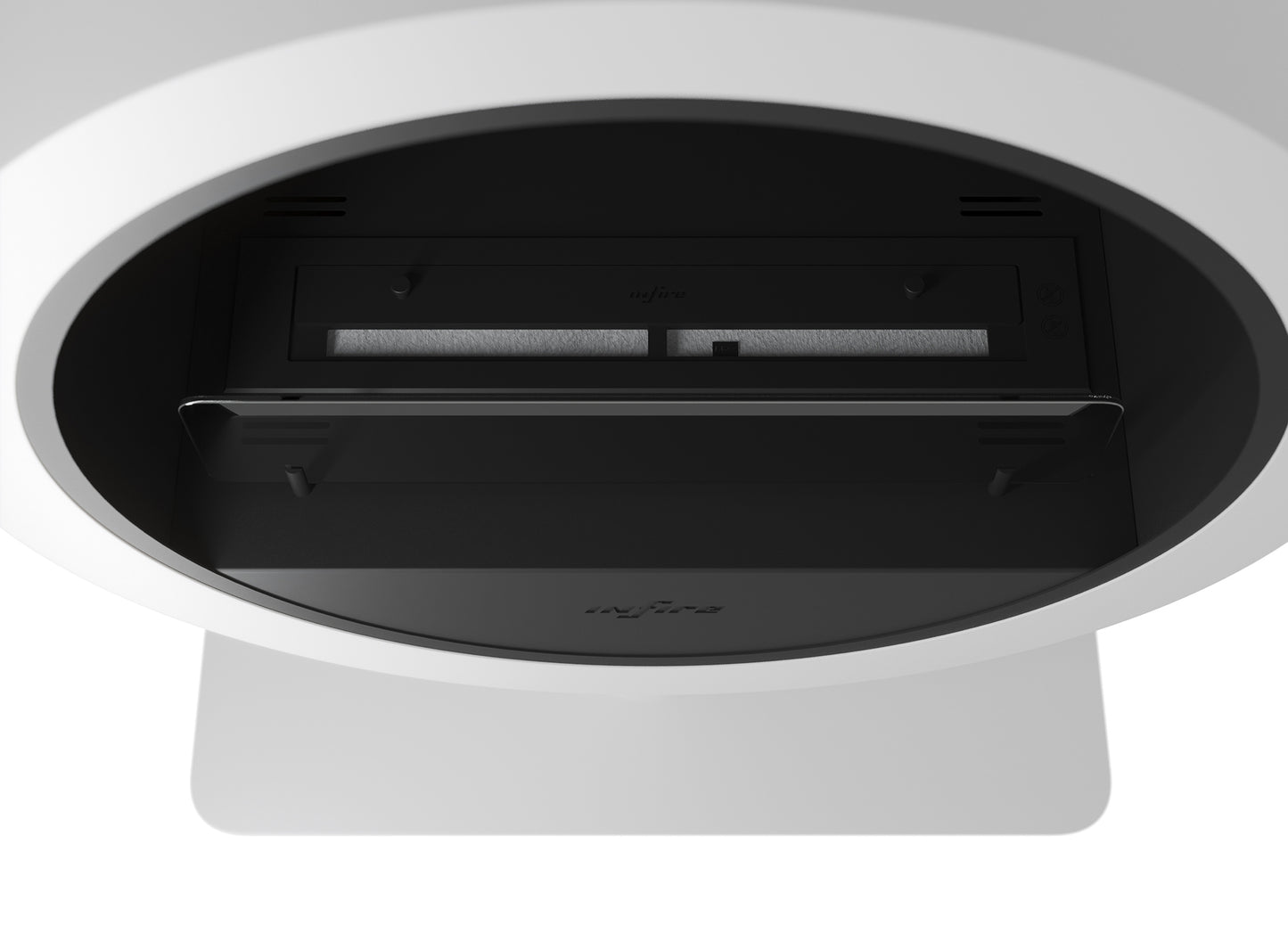 Biokamīns Incyrk 72/35/100 cm melns - N1 Home