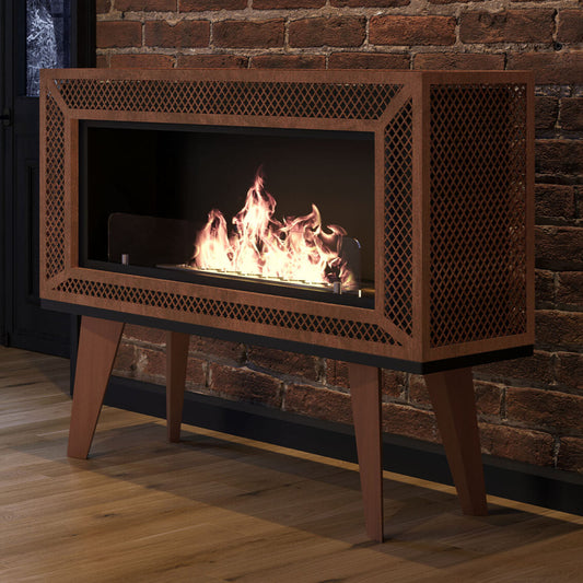 Biokamīns Industria 100/47/30 cm brūns - N1 Home