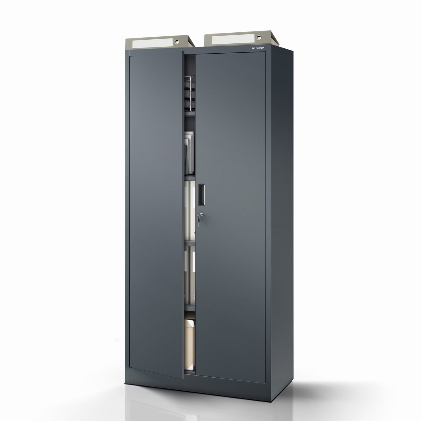 Skapis Yan kompakts 175/80/40 cm antracīts - N1 Home